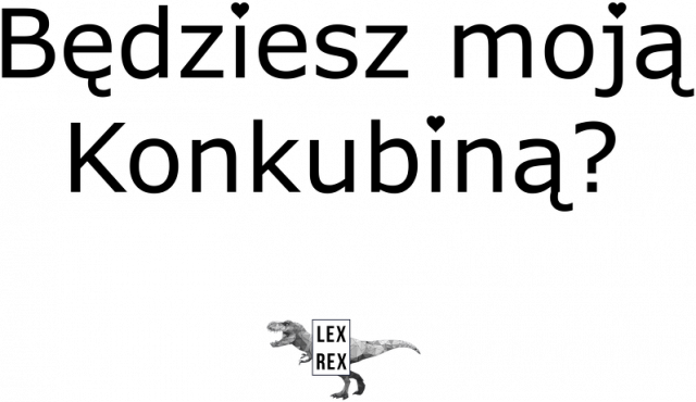 Konkubina - LexRex - Kubek serce