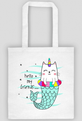 ECO TORBA CAT HELLO MY FRIENDS - zakupoholik