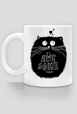 KUBEK CAT BE AWESOME TODAY - zakupoholik