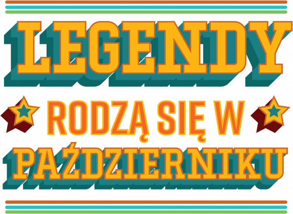 Koszulka Legendy rodzą się w Październiku