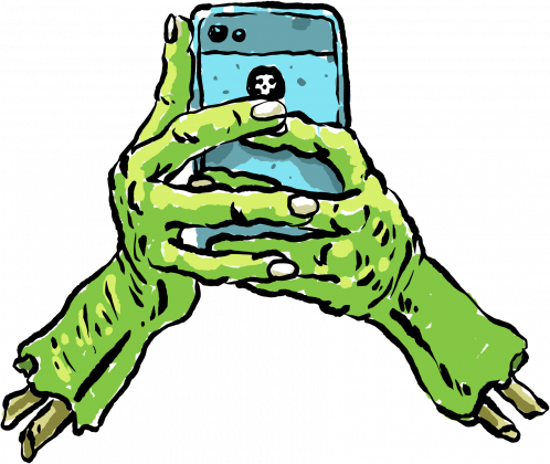 Koszulka Selfie Zombie