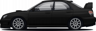 Subaru Impreza WRX Czarny