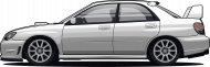 Subaru Impreza WRX Biały