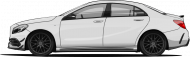 Mercedes CLA45 Biały