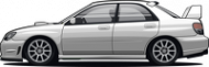 Kubek Subaru Impreza WRX Biały