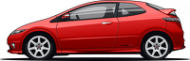 Kubek Honda Civic TypeR Czerwony