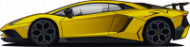 Kubek Lamborghini Aventador SV Żółty