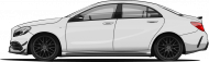 Bluza Mercedes CLA45 Biały