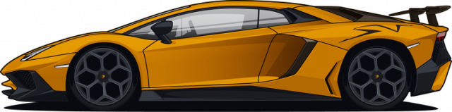 Lamborghini Aventador SV Pomarańczowy