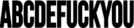 ABCDEFUCKYOU White