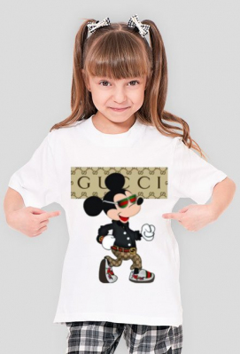 Koszulka dziecięca- GUCCI MIKI - tomalowa