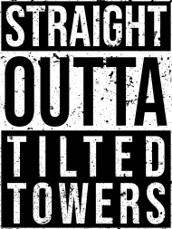 Straight Outta Tilted Towers (Dirt) - Koszulka Baseball Fortnite