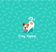 kubek - stay happy dog