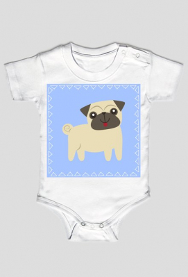 body dziecięce - mops - Stamp KJ