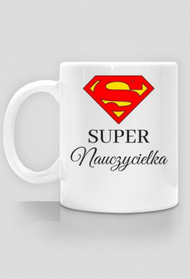 kubek - super nauczycielka - Stamp KJ