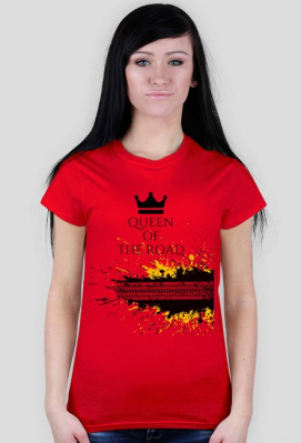 t-shirt damski - queen of the road - Stamp KJ