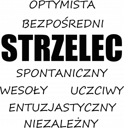 t-shirt - znak zodiaku, strzelec
