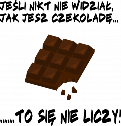 Koszulka z czekoladą
