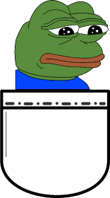FeelsBadMan | kieszonka zaokrąglona