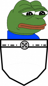 FeelsBadMan | kieszonka z guzikiem