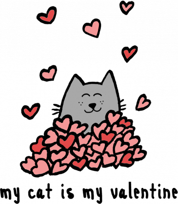 Kubek Walentynki My Cat Is My Valentine