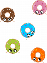 Słodkie donuty