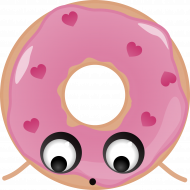 Różowy donut