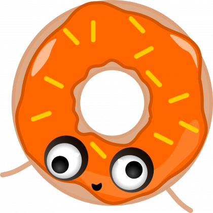 Pomarańczowy donut