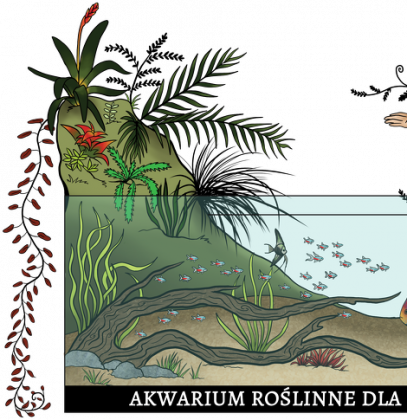 Kubek z nadrukiem -Akwarium roślinne