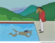 BoJack Horseman "Portrait of an Artist" (1972) BLACK