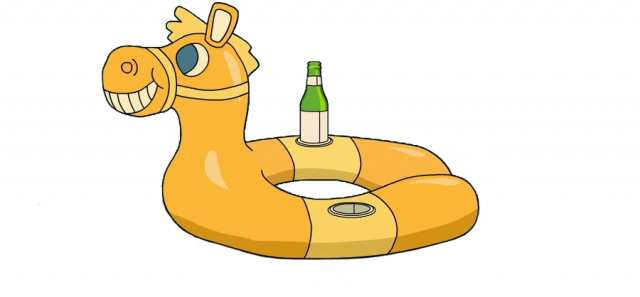 BoJack Horseman Floating Horse
