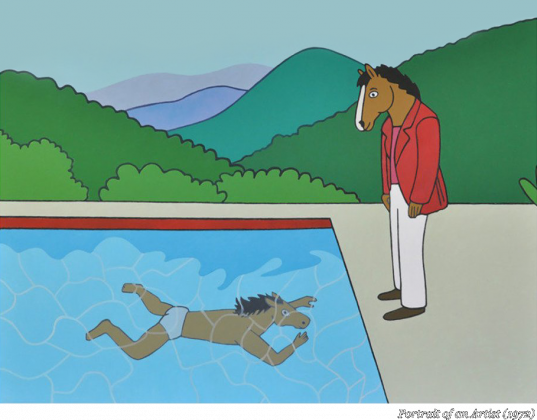 BoJack Horseman "Portrait of an Artist" (1972) BLACK