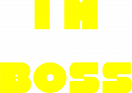 T-shirt "I`m boss" female