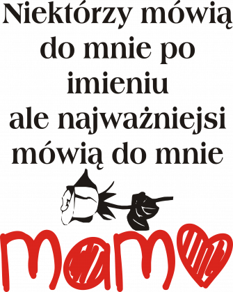 Bluza Najważniejsi mówią do mnie MAMO
