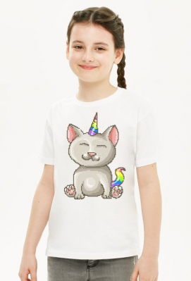 Kitty Unicorn - Kot Jednorożec - w-koszulce.pl