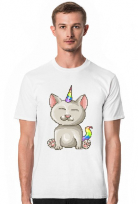 Kitty Unicorn - Kot Jednorożec - w-koszulce.pl
