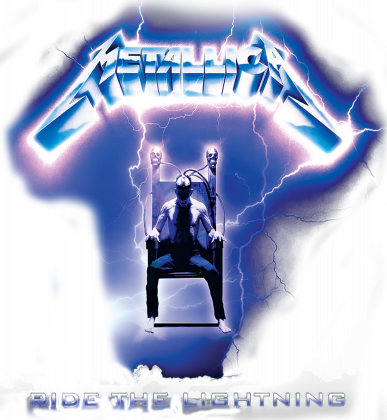 Metallica - Ride The Lightning (White Logo)