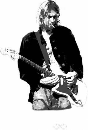 Nirvana - Kurt Cobain (Black)