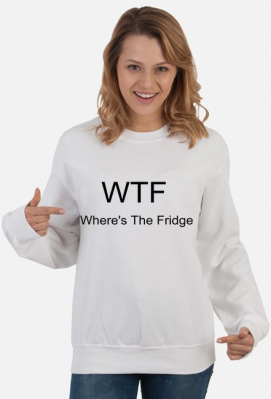 WTF Where's The Fridge (biała i szara) - SueShirt