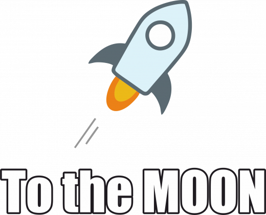 Koszulka to the moon biala