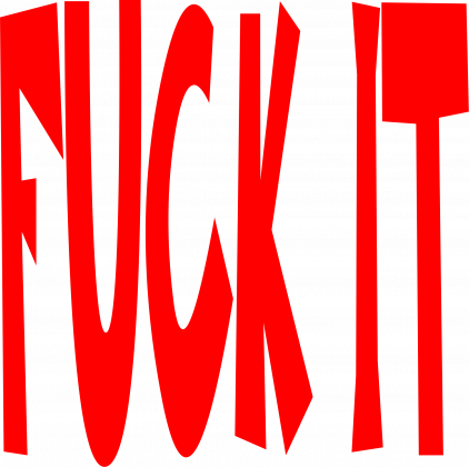 koszulka FUCK IT