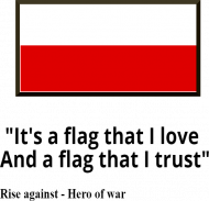 Polska flaga + cytat (kubek)