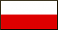Polska flaga bez cytatu - mała