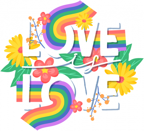 Prezent dla lesbijki - Koszulka Love is Love