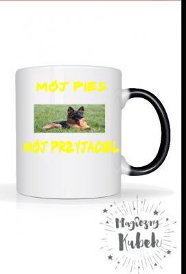 Magiczny Kubek ''MÓJ PIES MÓJ PRZYJACIEL'' - WE LOVE DOGS