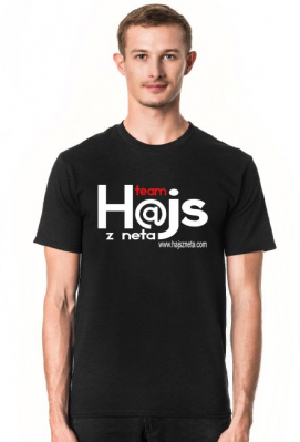 Koszulka męska - logo tylko przód Hajs z Neta - Hajs z Neta TEAM