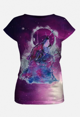 Full print galaxy wolf - Luzszop