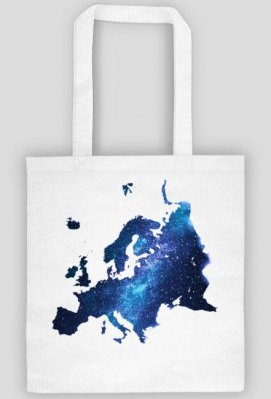 Mapa Europy kosmos gwiazdy torba eko - Ellio Art