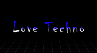 T-shirt Love Techno
