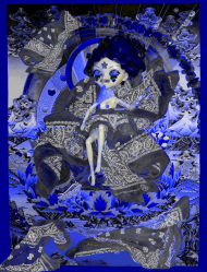 Ultramarine thangka